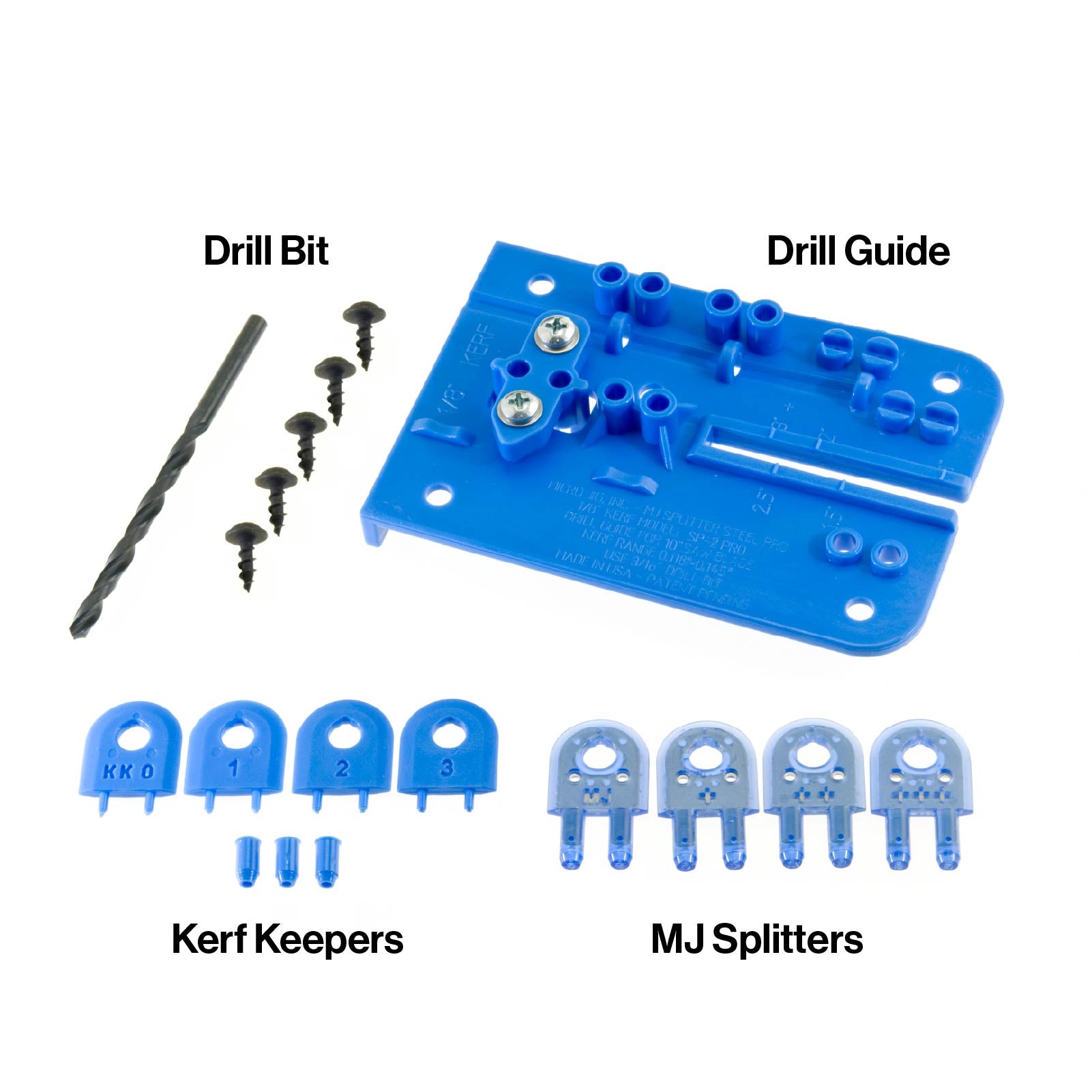 Microjig Microjig Splitter Steelpro 1/8' Set MIC SP-2
