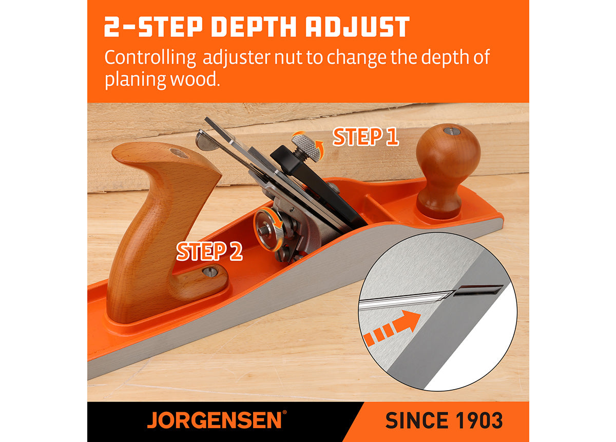 Pony Jorgensen No.5 Hand Jack Plane 355mm X 63mm C/w 50mm X 3mm Blade AC70735