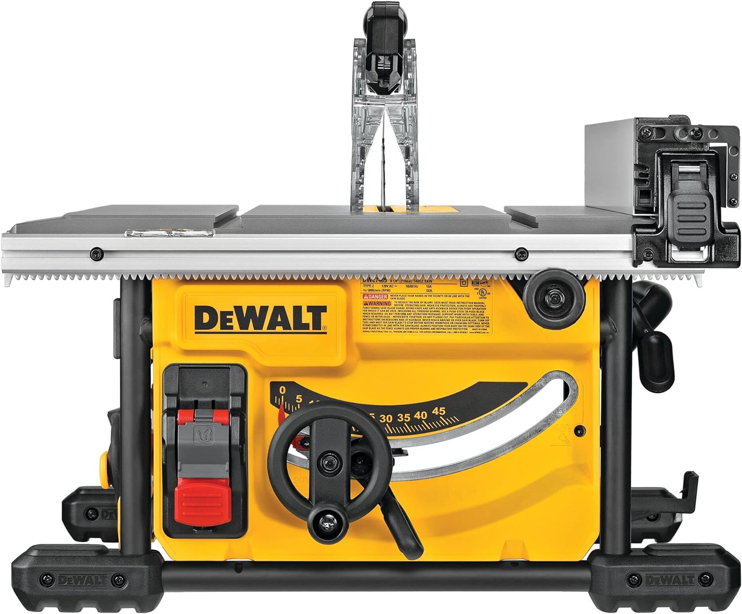 Dewalt Compact Table Saw 210mm DWE7485RS-QS 3 - Power Tool Services