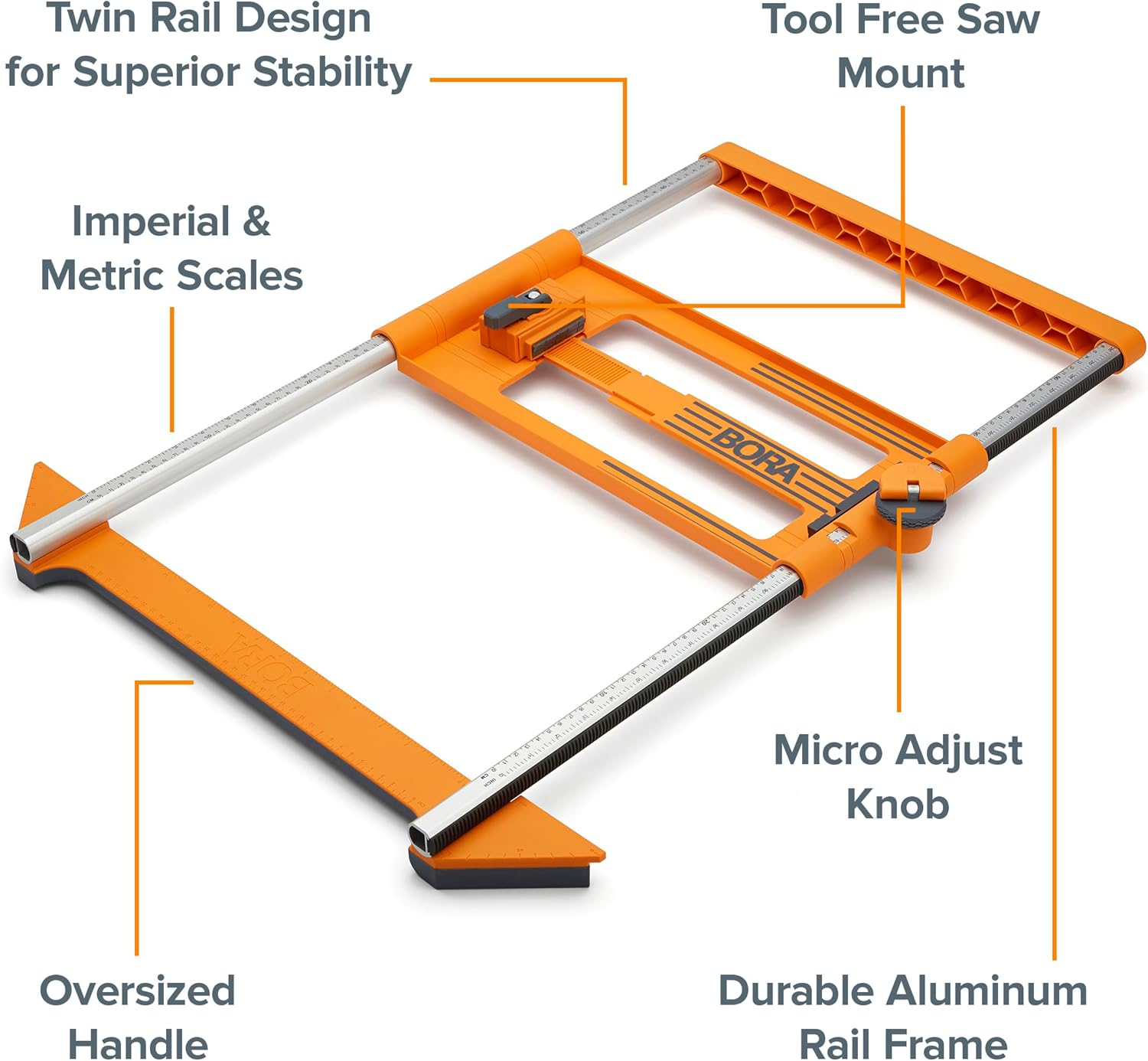 Bora NGX Twin Rail Rip Guide 546250 2 - Power Tool Services