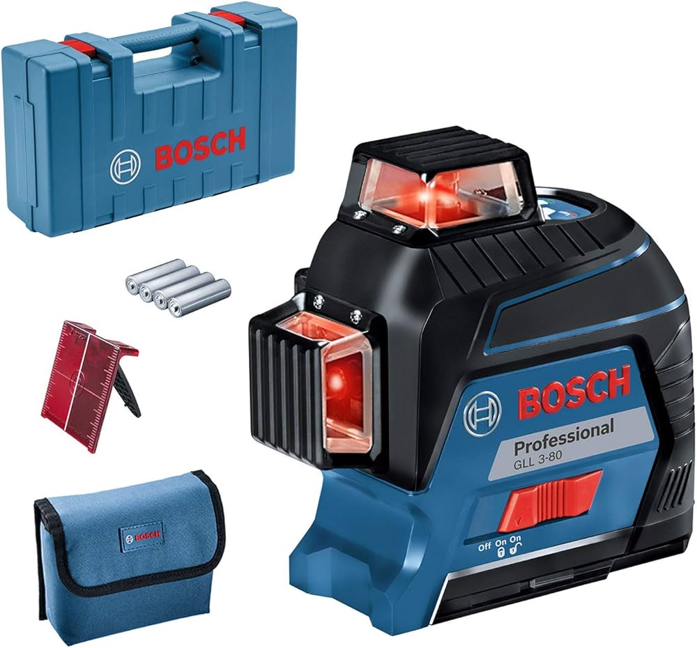Bosch Professional 360° Line Laser Level GLL 3-80 0601063S00 - Power Tool Services