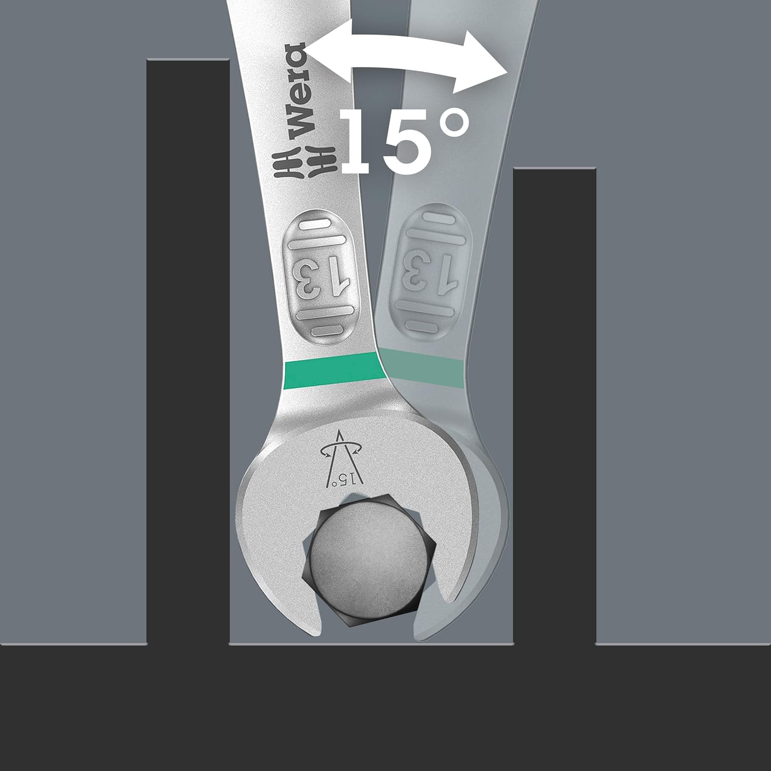 Buy Wera 6003 Joker 5 Set 1 combination wrench set, 5 pieces from Power Tool Services - Image 2 | Best Price