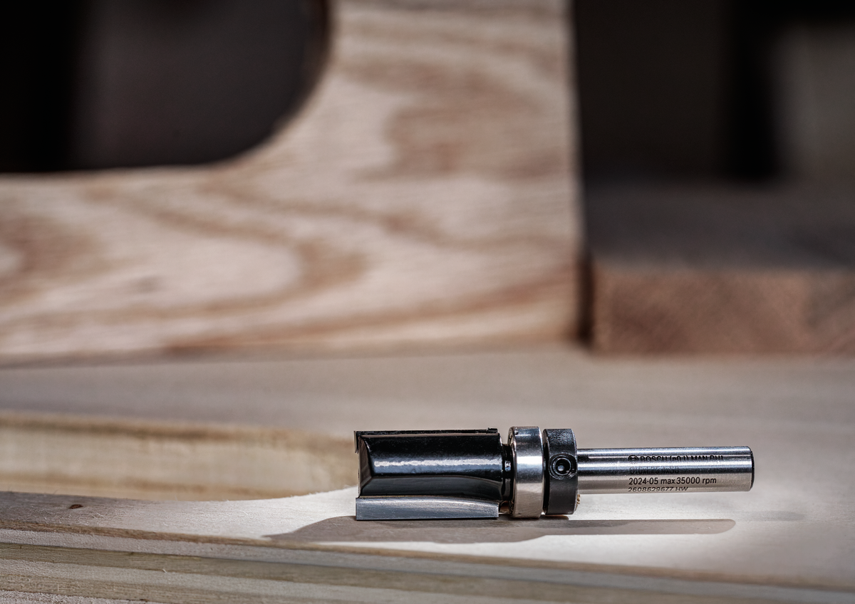 Bosch PRO Router Bit Bottom Bearing Flush Trim, Ø 1/2″ x L 1/2″, Shank 1/4″ 2608628637 7 - Power Tool Services