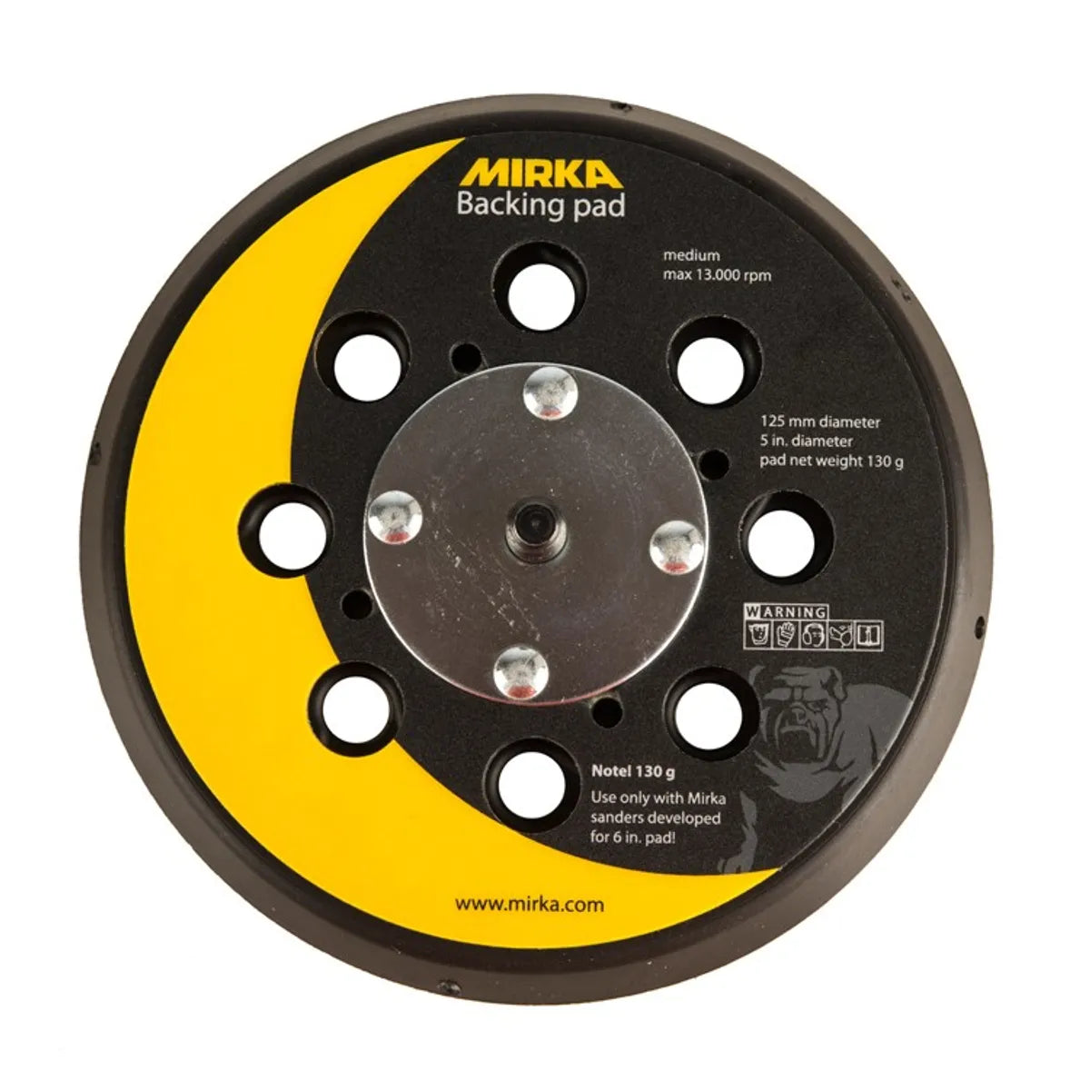 Mirka Backing Pad Medium Ø 125 mm 5/16" 1 - Power Tool Services