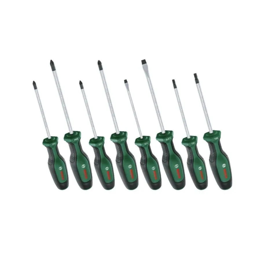 Buy Bosch DIY Screwdriver Set 8-Piece 1600A02BX8 from Power Tool Services - Image 2 | Best Price
