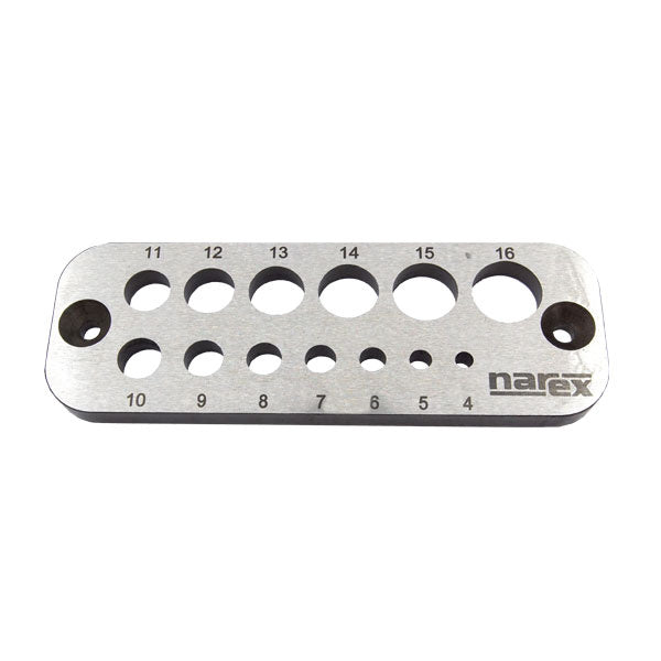 Buy Narex Metric Dowel Plate from Power Tool Services - Image 1 | Best Price