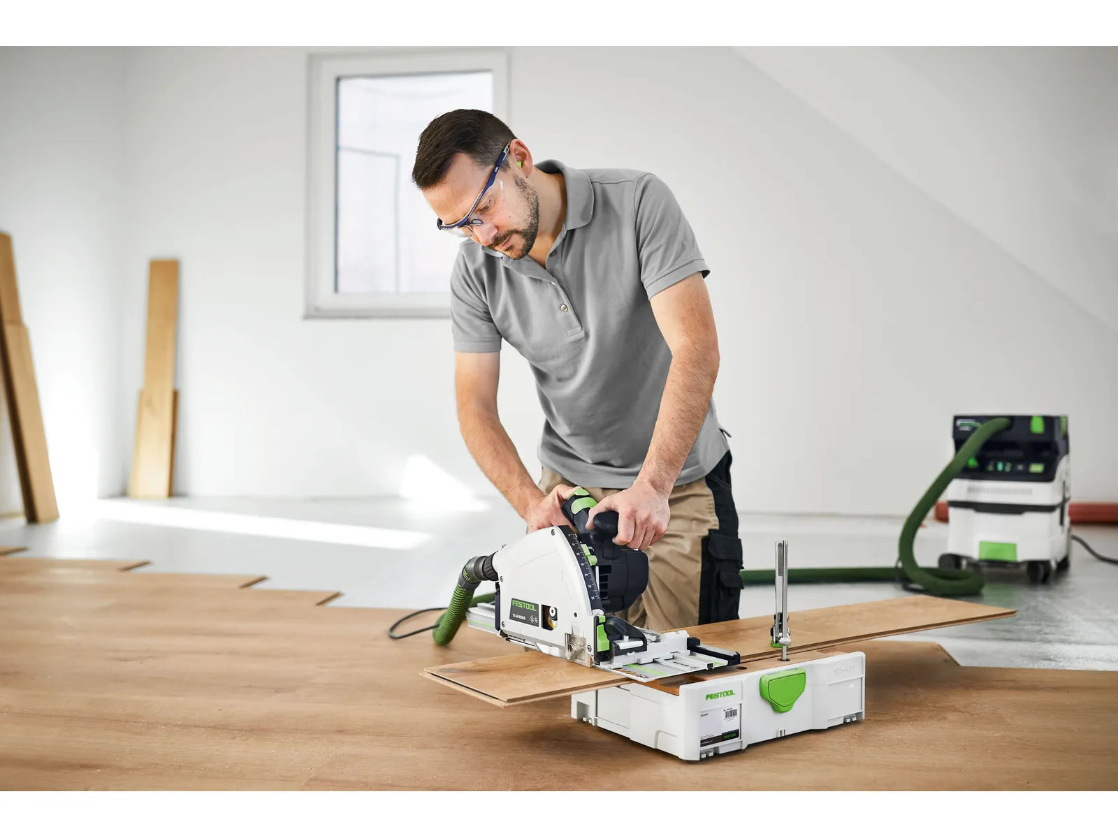 Festool Plunge Cutting Saw TS 60 KEBQ-Plus-FS 577417 8 - Power Tool Services