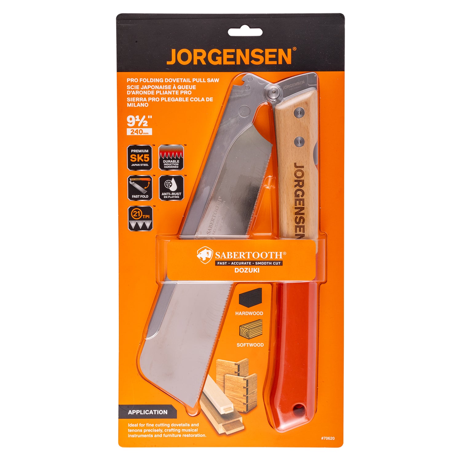 Pony Jorgensen 240mm Folding Dovetail Pull Saw AC70620 8 - Power Tool Services