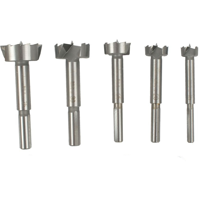 Alpen Forstner Drill Bit Sharp Shark 5pc Set Power Tool Services