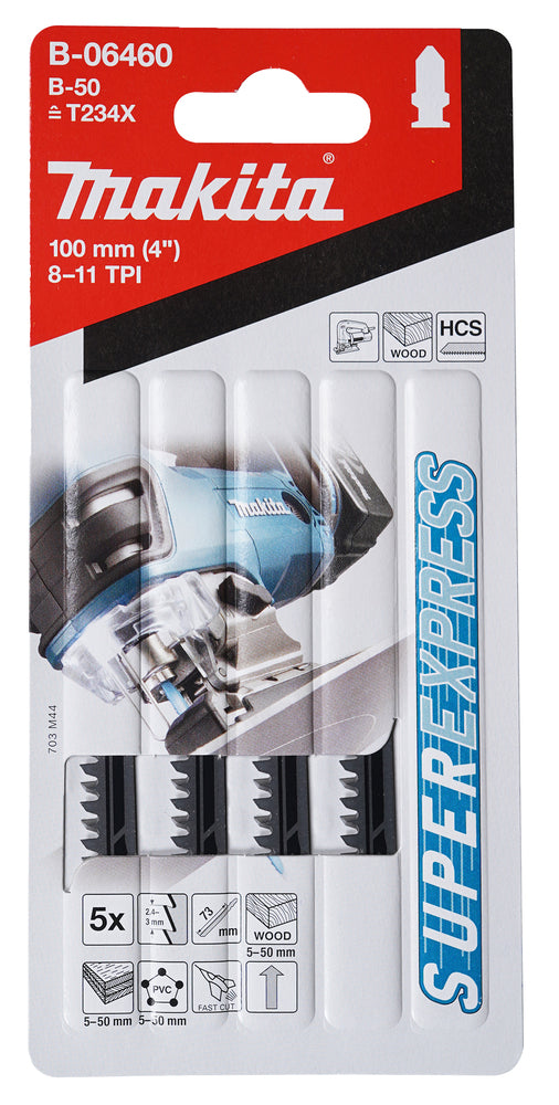 Makita | Jig Saw Blade 100 x 1,25 mm | B-06460 3