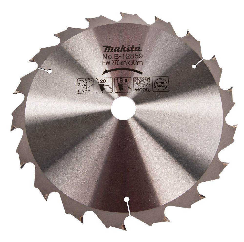 Makita | Circular saw blade, Standard T.C.T, 270 x 30 mm | B-12859 2