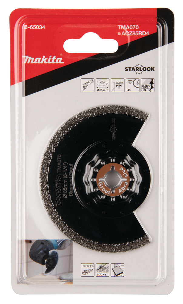 Makita | Diamond Riff Segment Saw Blade 85mm | B-65034 5