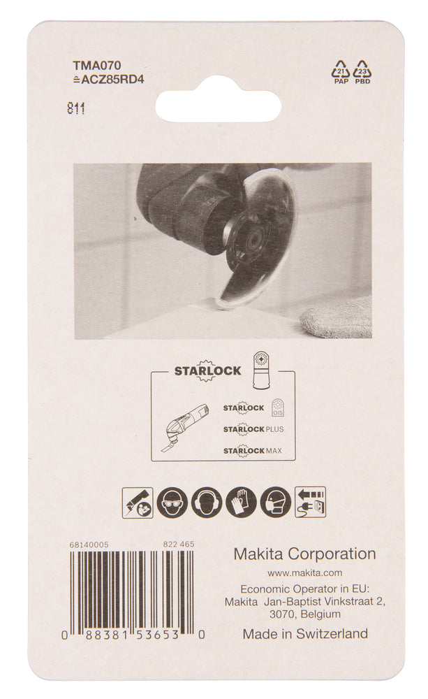 Makita | Diamond Riff Segment Saw Blade 85mm | B-65034 3
