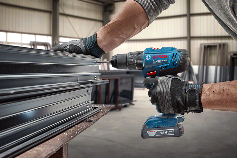 Bosch Professional Cordless Impact Drill GSB 183-LI Solo 06019K9181 3 - Power Tool Services