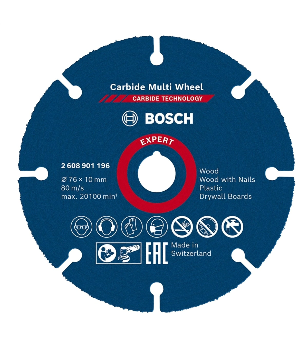 Boscg Cutting-Off Wheel Rbe- 1Er 76X10Mm 2608901196 Power Tool Services