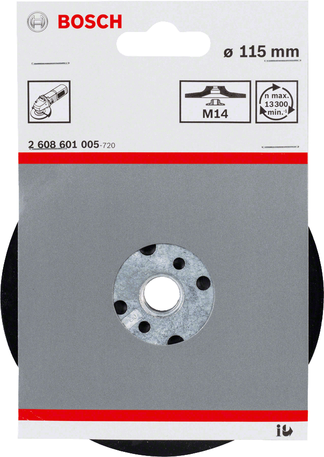 Buy Bosch 115Mm Backing Pad M14 Thread 2608601005 from Power Tool Services - Image 1 | Best Price