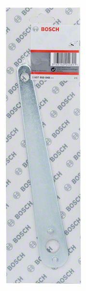 Buy Bosch 2 Hole Straight Spanner for Angle Grinders 1607950048 from Power Tool Services - Image 1 | Best Price