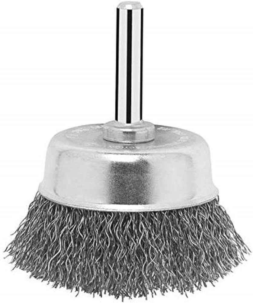 Bosch 6Mm Shank Cup Brush 70Mm Crimped Steel 1609200270 Power Tool Services