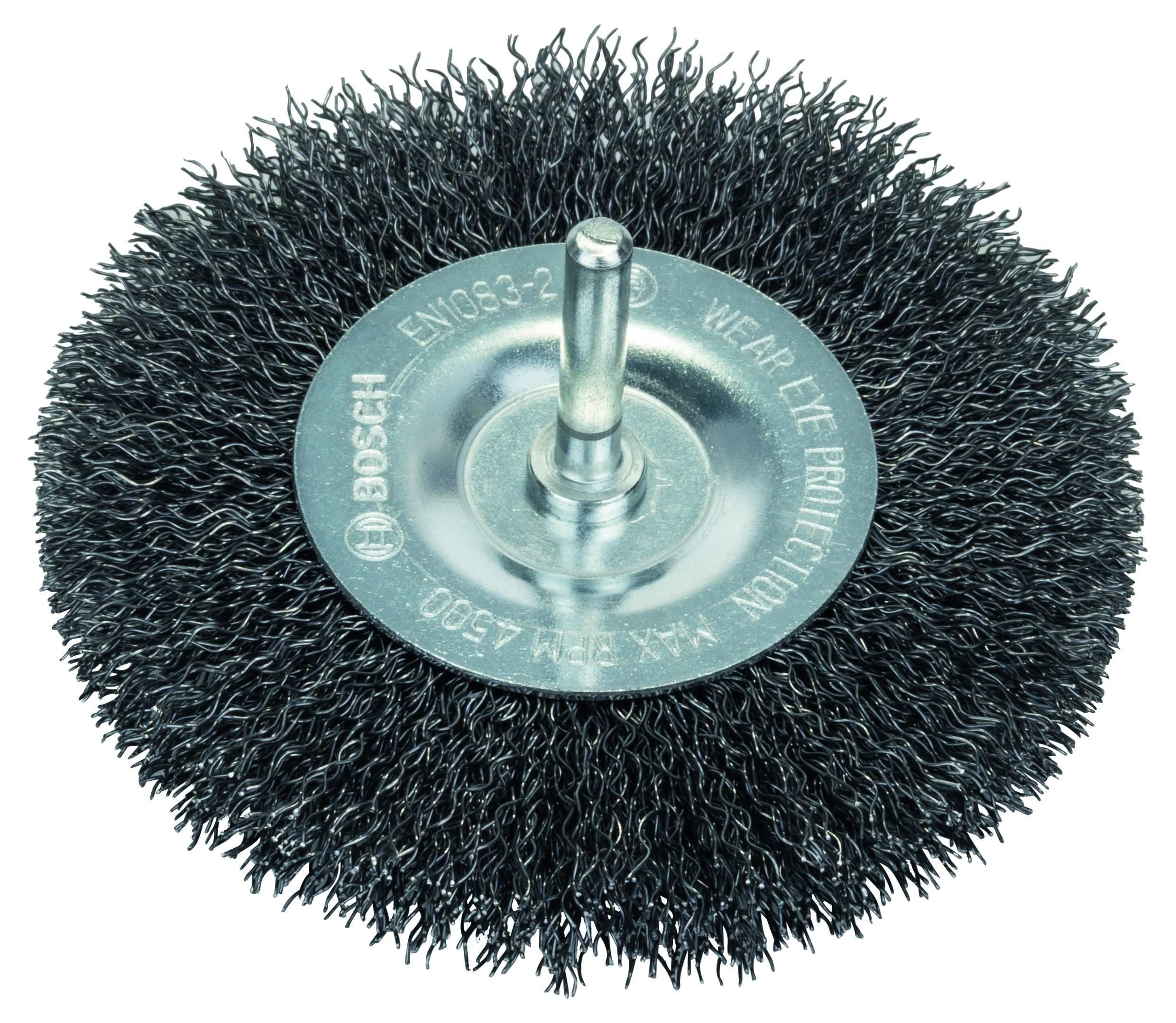 Bosch 6Mm Shank Wire Wheel 100Mm Crimped 1609200273 Power Tool Services