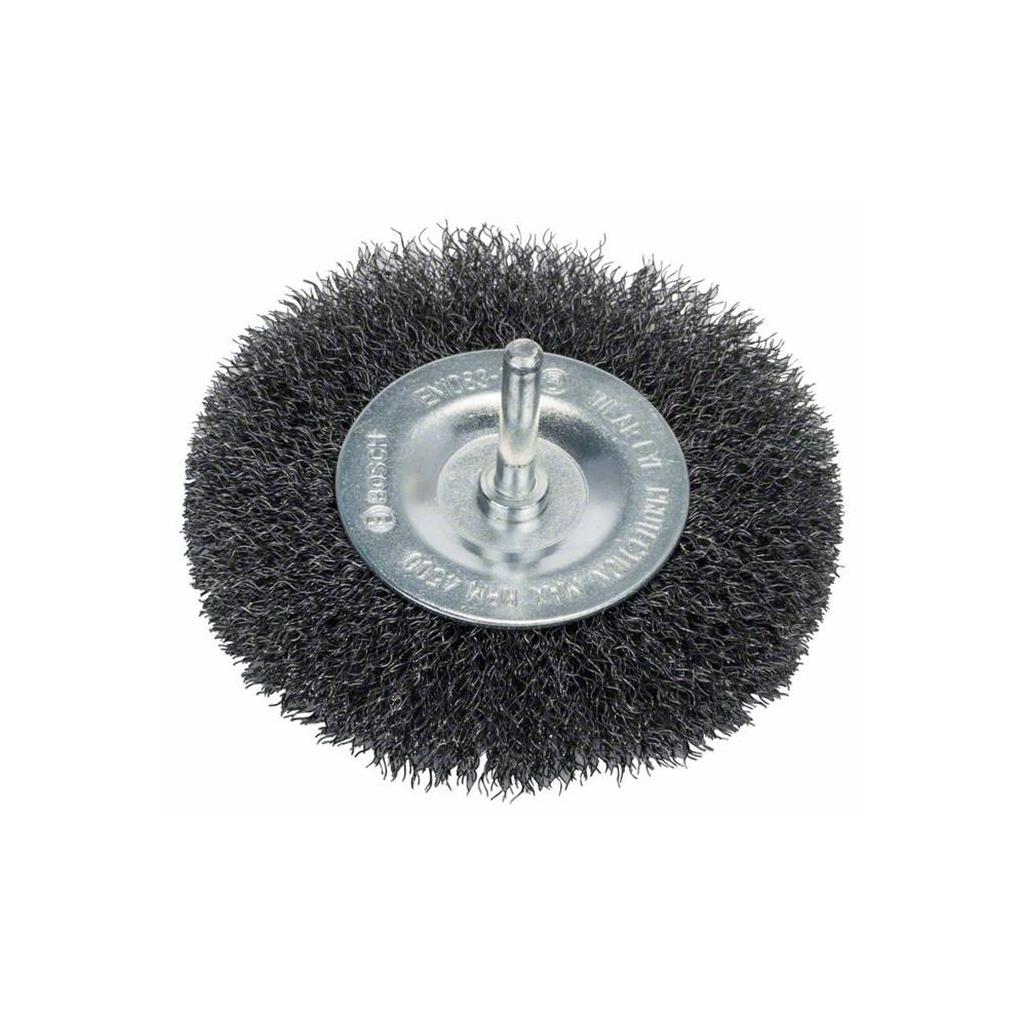 Bosch 6Mm Shank Wire Wheel 100Mm Crimped 1609200274 Power Tool Services