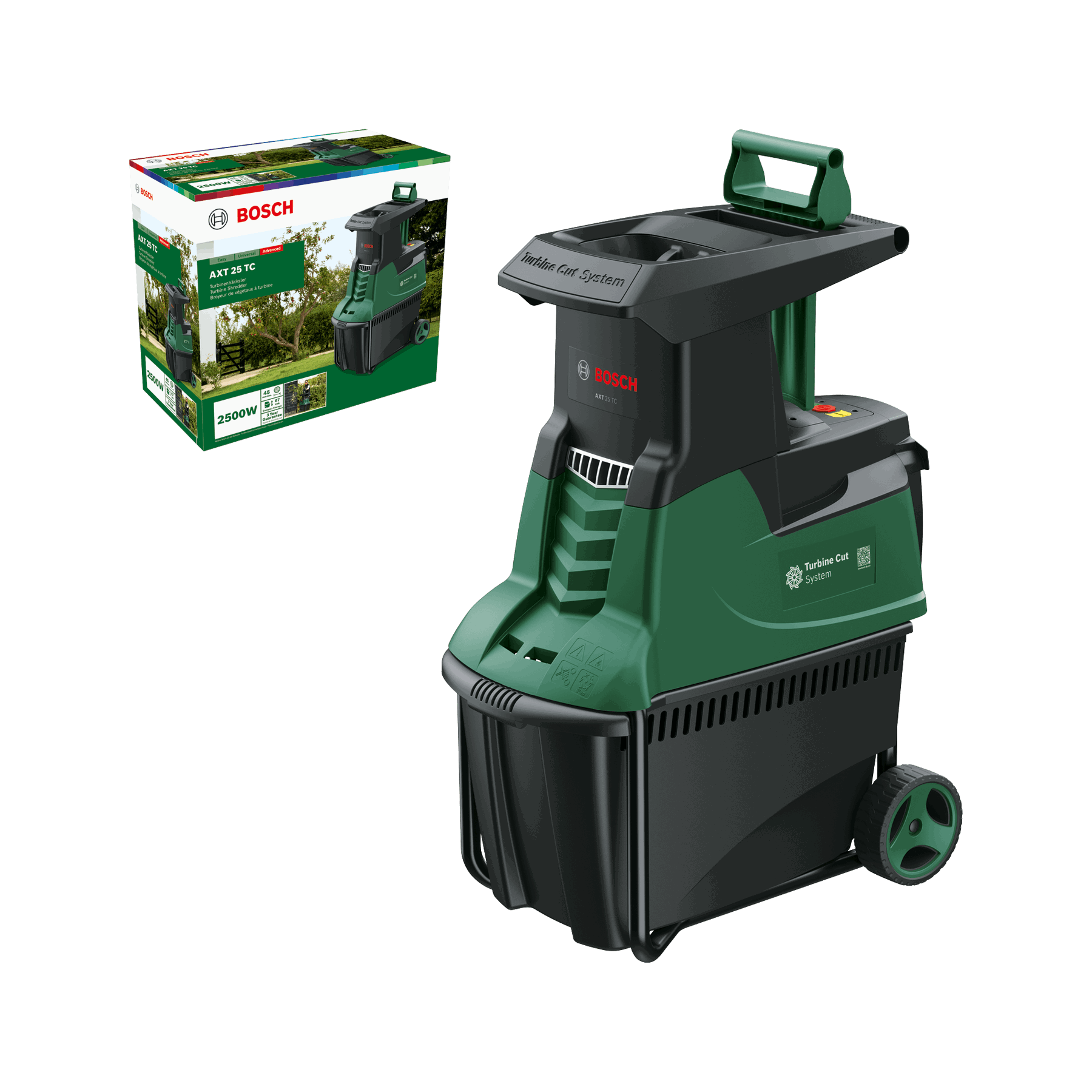 Buy Bosch AXT 25 TC Quiet Garden shredder 060080330C from Power Tool Services - Image 1 | Best Price