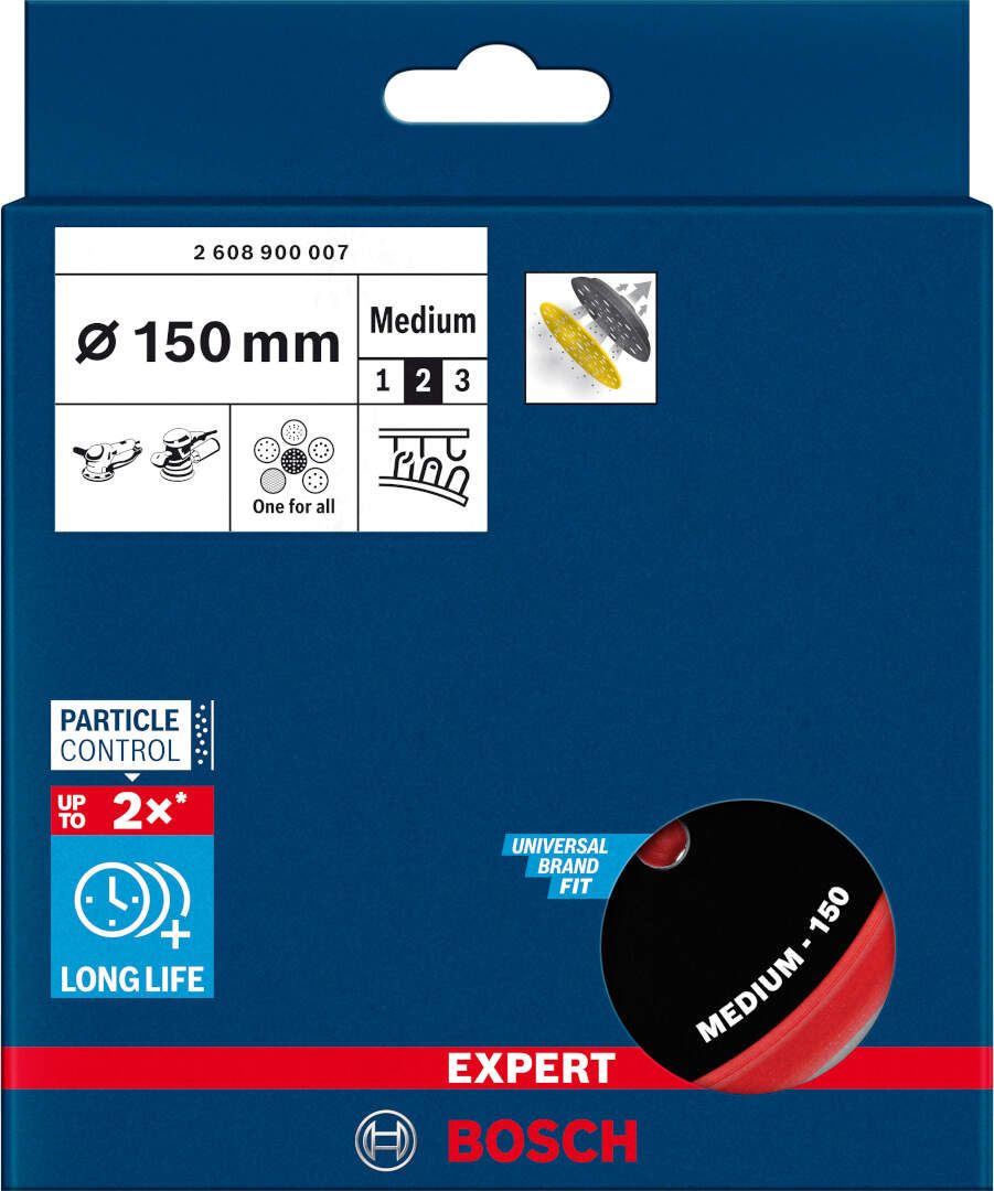 Bosch Backing pad 150mm, medium 2608900007 Power Tool Services