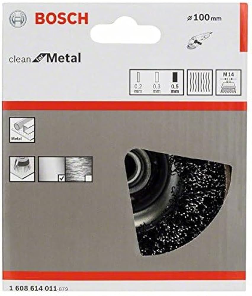 Bosch Bosch 100Mm Crimped Wire Cup Brush 1608614011 Power Tool Services
