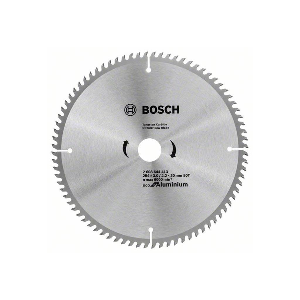 Buy Bosch Circular Saw Blade Eco for Aluminium 254mm 80T 2608644413 from Power Tool Services - Image 2 | Best Price