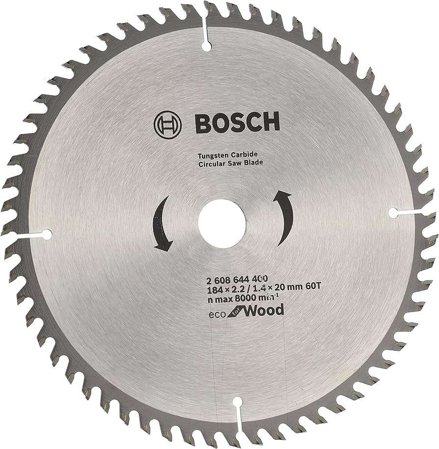 Buy Bosch Circular Saw Blade Eco for wood 184mm 60T 2608644400 from Power Tool Services - Image 2 | Best Price