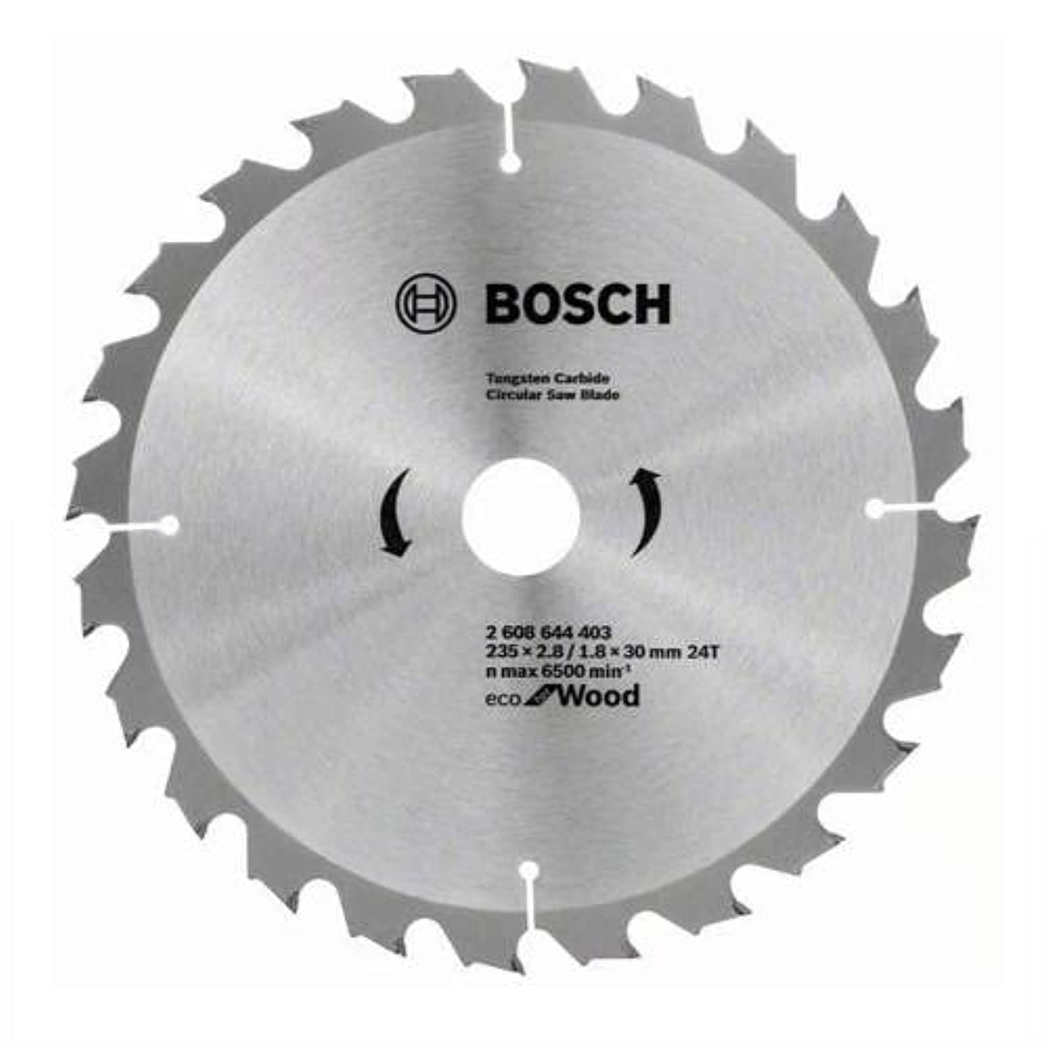 Buy Bosch Circular Saw Blade Eco for wood 235mm 24T 2608644403 from Power Tool Services - Image 2 | Best Price