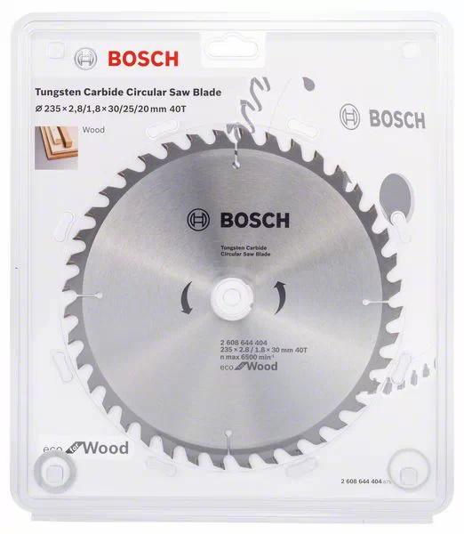 Buy Bosch Circular Saw Blade Eco for wood 235mm 40T 2608644404 from Power Tool Services - Image 1 | Best Price