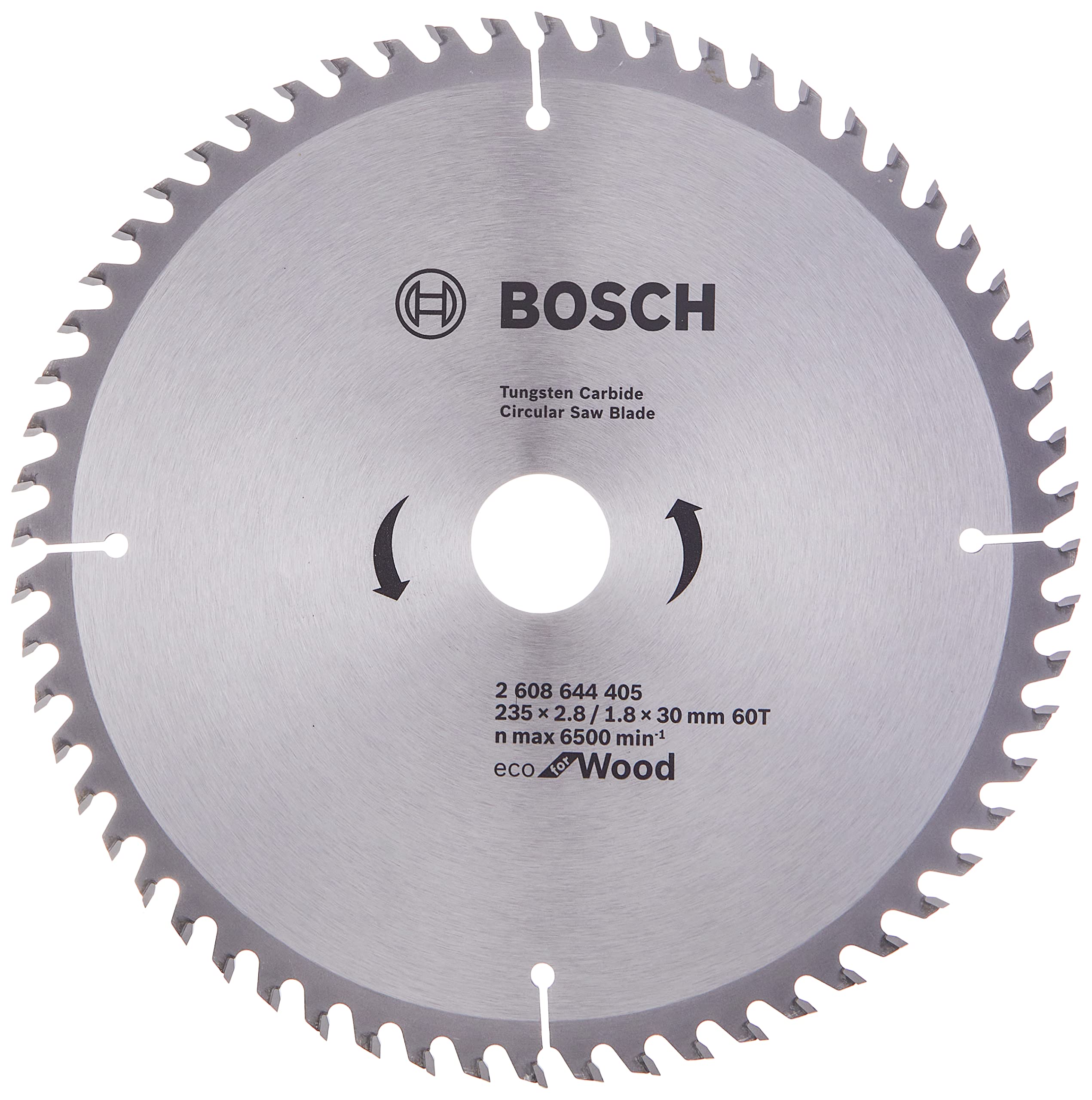 Buy Bosch Circular Saw Blade Eco for wood 235mm 60T 2608644405 from Power Tool Services - Image 2 | Best Price