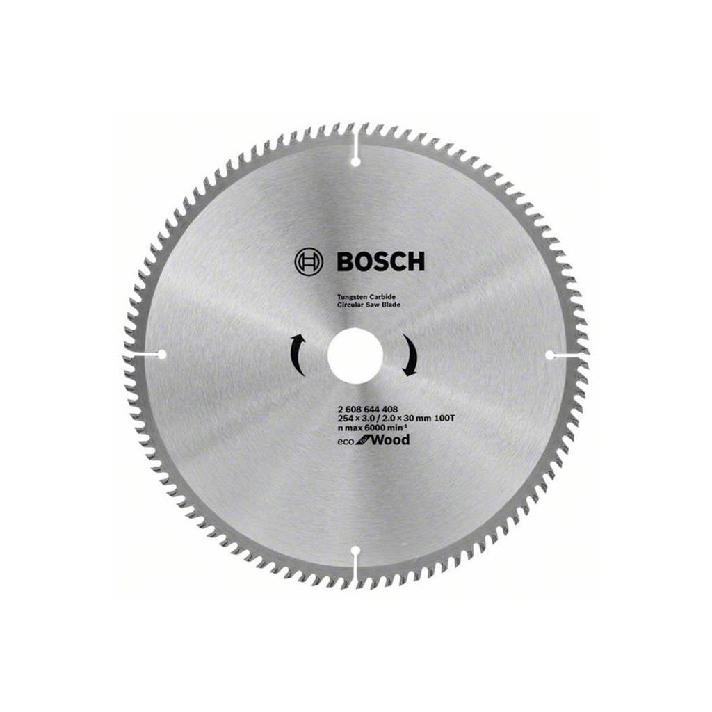 Buy Bosch Circular Saw Blade Eco for wood 254mm 100T 2608644408 from Power Tool Services - Image 2 | Best Price