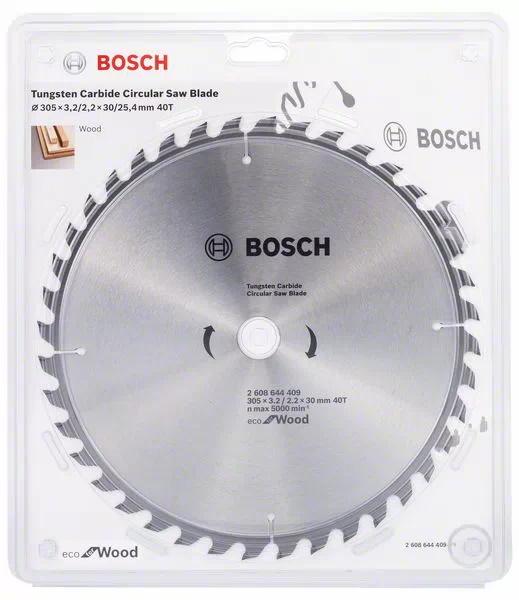 Buy Bosch Circular Saw Blade Eco for wood 305mm 40T 2608644409 from Power Tool Services - Image 1 | Best Price