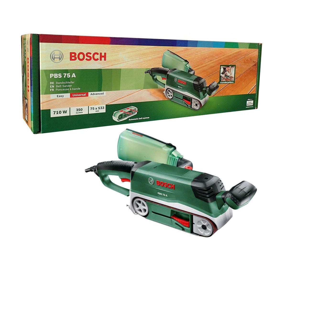 Buy Bosch DIY Belt Sander PBS 75 A 06032A1000 from Power Tool Services - Image 1 | Best Price