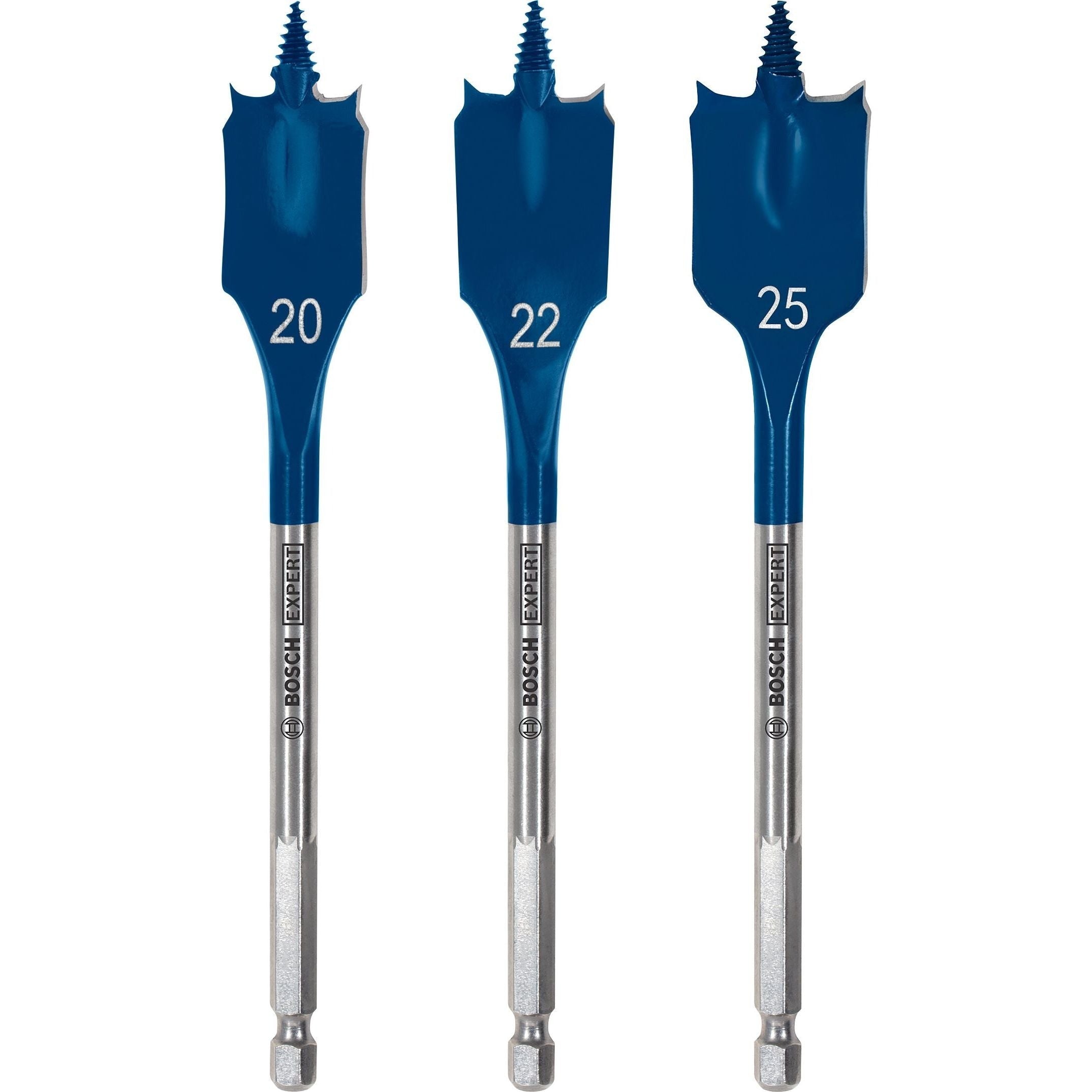 Bosch EXPERT Self Cut Speed Spade Drill Bit Set 3pc 2608900331 Power Tool Services