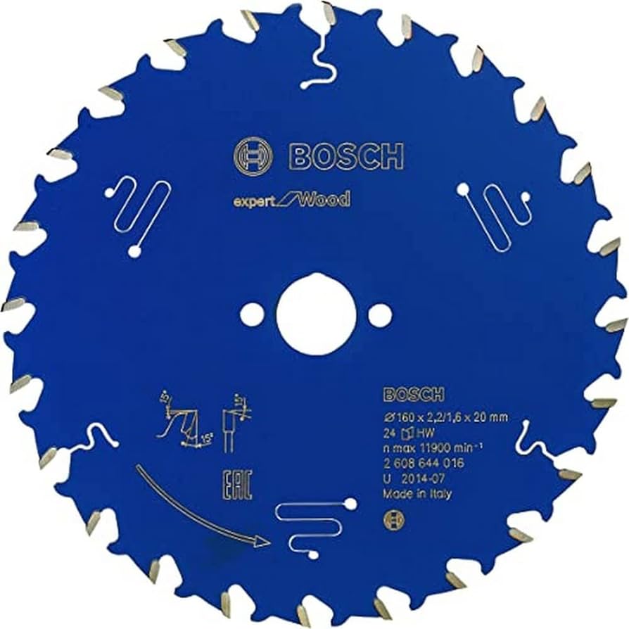 Bosch Expert Circular Saw Blade for Wood 160 x 20 x 2,2 mm, 24 2608644016 Power Tool Services