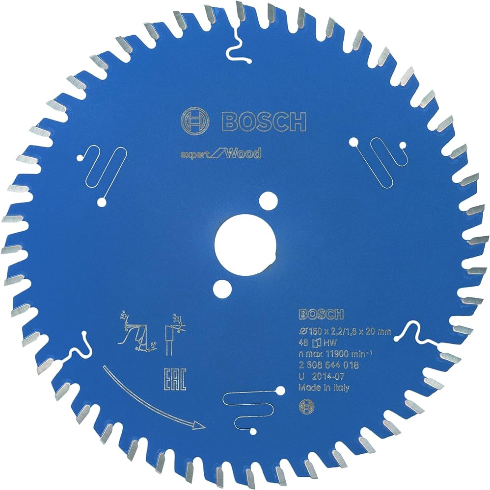 Bosch Expert Circular Saw Blade for Wood 160 x 20 x 2,2 mm, 48 2608644018 Power Tool Services