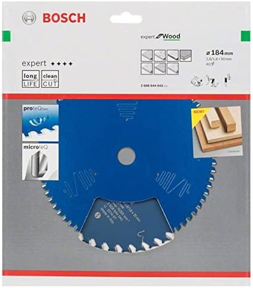 Bosch Expert Circular Saw Blade for Wood 184 x 30 x 2,6 mm, 40 2608644042 Power Tool Services