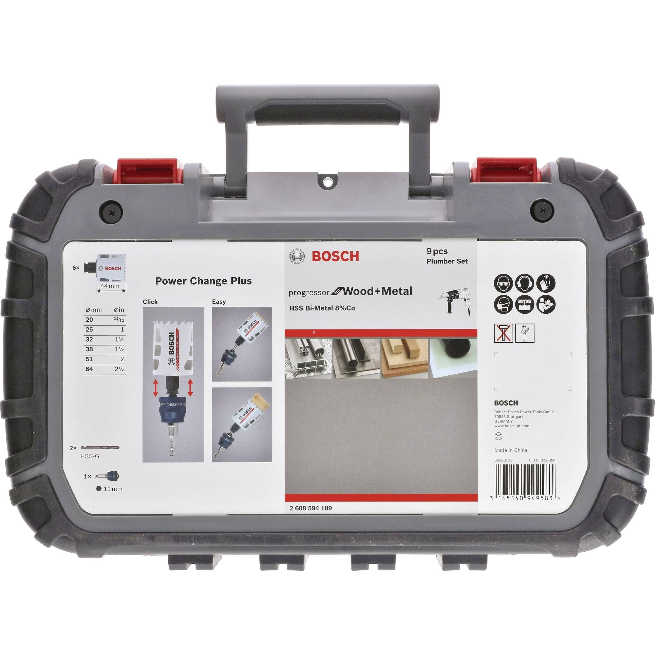 Bosch Hole Saw Set for Plumbers 2608594189 Power Tool Services