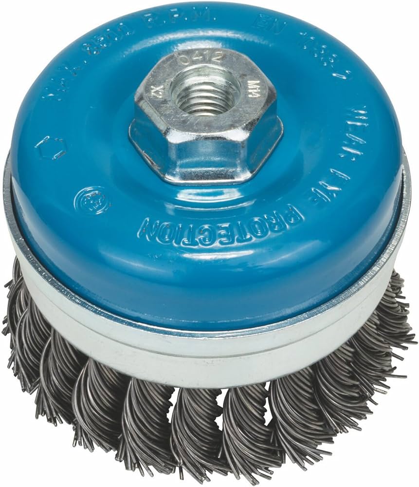 Bosch M14 Cup Brush 90Mm Knotted 0.8Mm Steel 1608614000 Power Tool Services