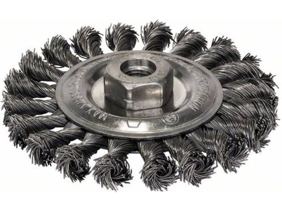 Bosch M14 Wire Wheel 115M Knotted 0.5Mm Steel 2608622059 Power Tool Services