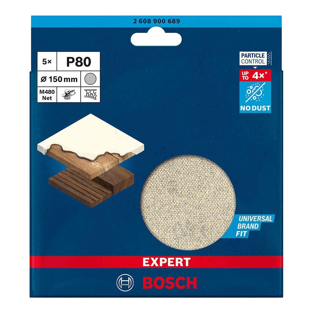 Bosch M480, random orbital sander, 150 mm, 5 pc ( Select Grit ) Power Tool Services