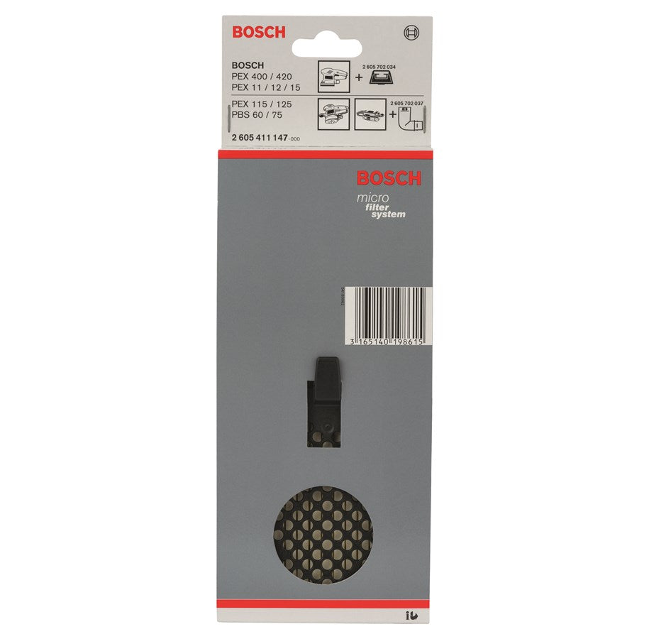 Bosch Micro Filter box for GEX, PEX, GSS, PBS 2605411147 Power Tool Services