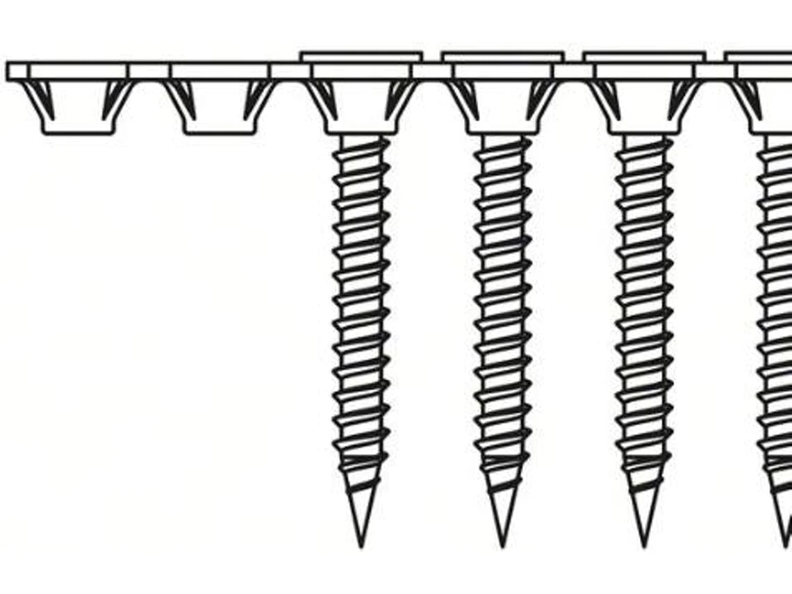 Bosch PH2 Drywall screw, coarse thread 3,9x25 S-G, 25 mm, 1000 pc 2608000547 Power Tool Services