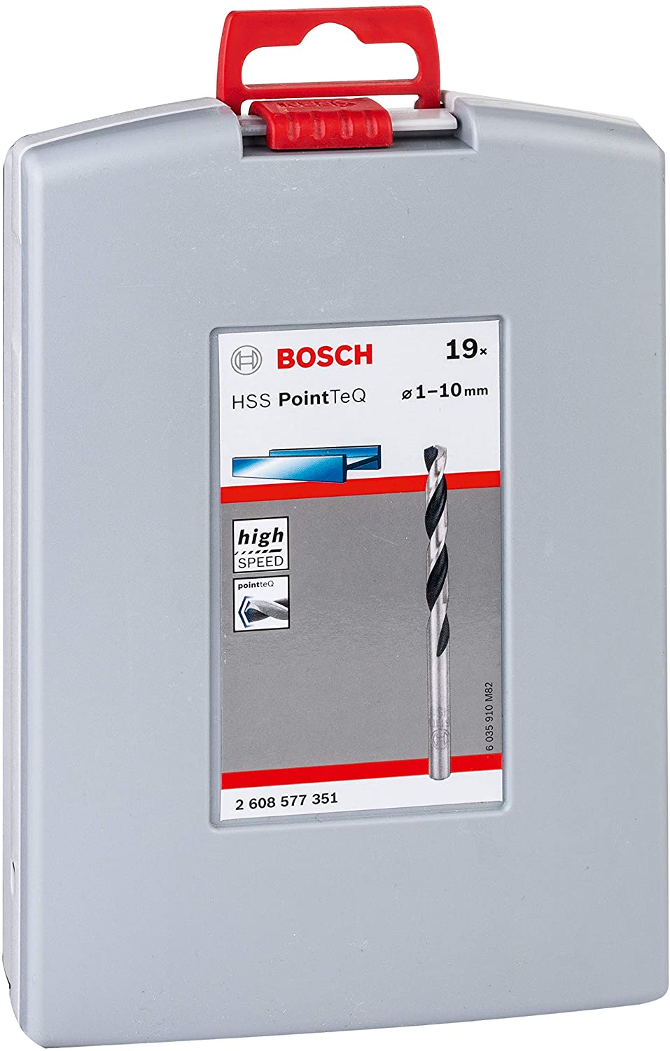 Buy Bosch Professional 19-Piece PointTeQ HSS Drill Bit Set 2608577351 from Power Tool Services - Image 1 | Best Price