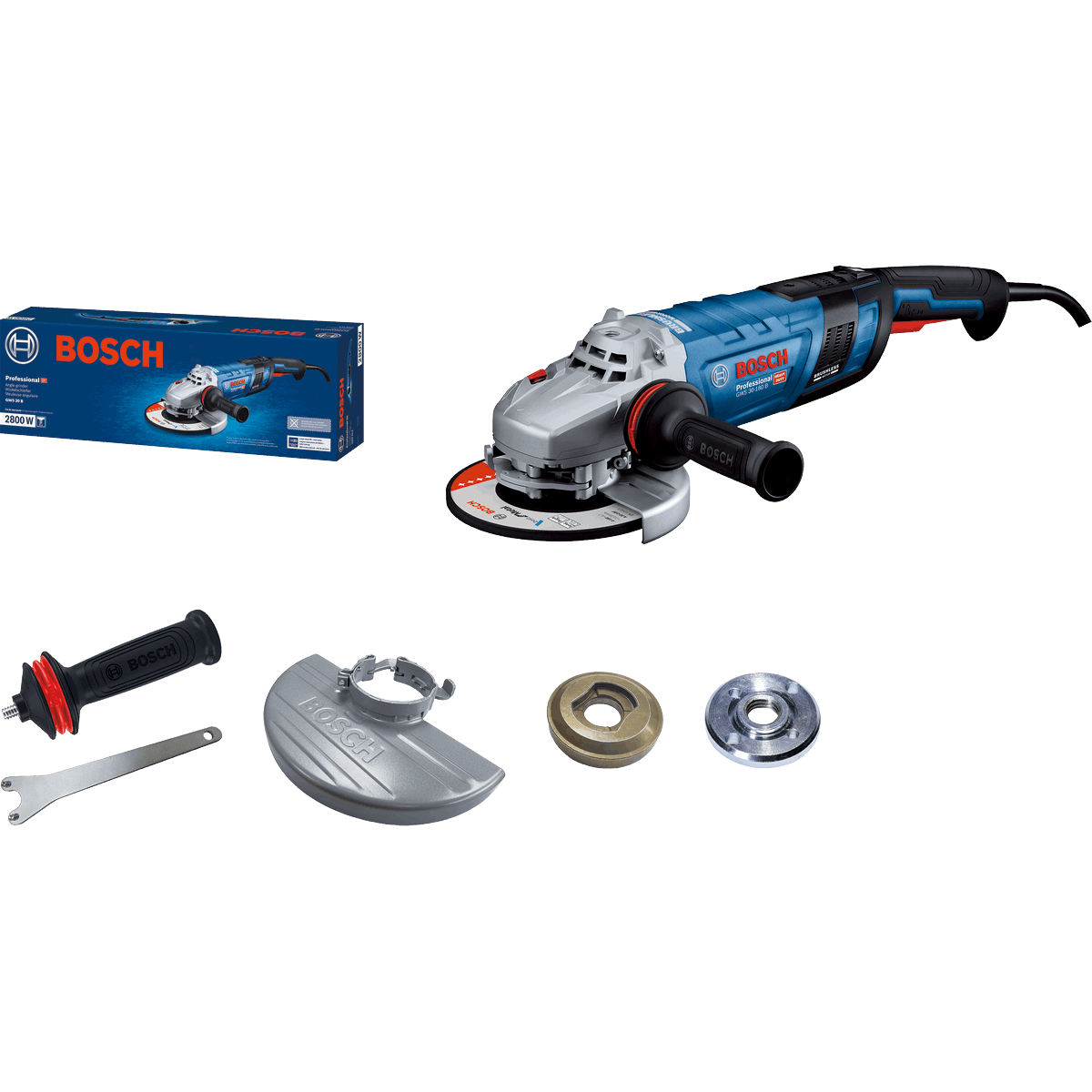 Buy Bosch Professional Angle Grinder GWS 30-230 PB 06018G1100 from Power Tool Services - Image 1 | Best Price