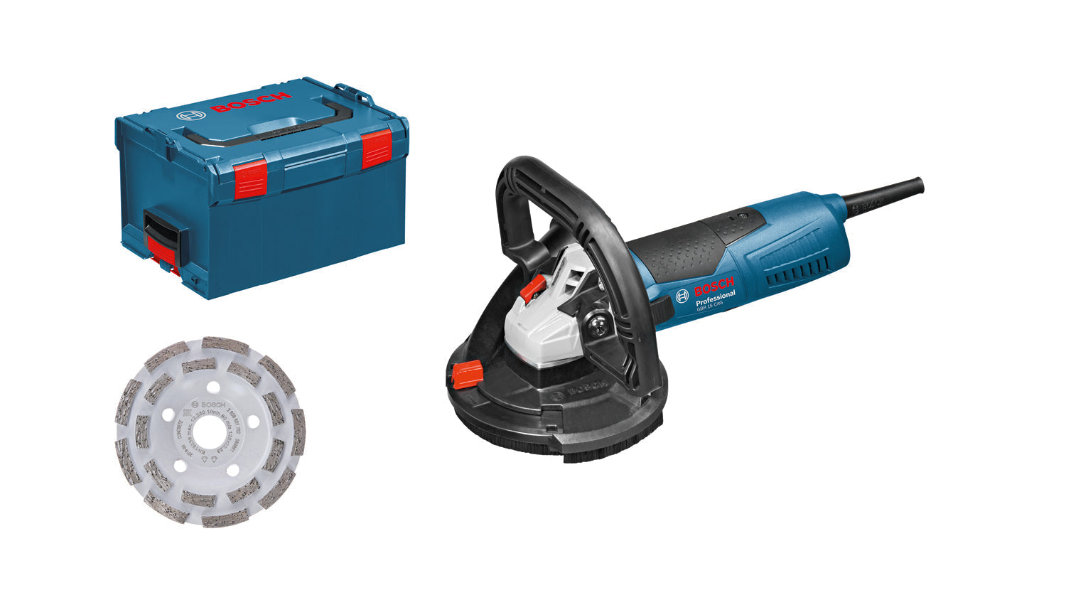 Buy Bosch Professional Concrete Grinder GBR 15 CAG 0601776001 from Power Tool Services - Image 1 | Best Price