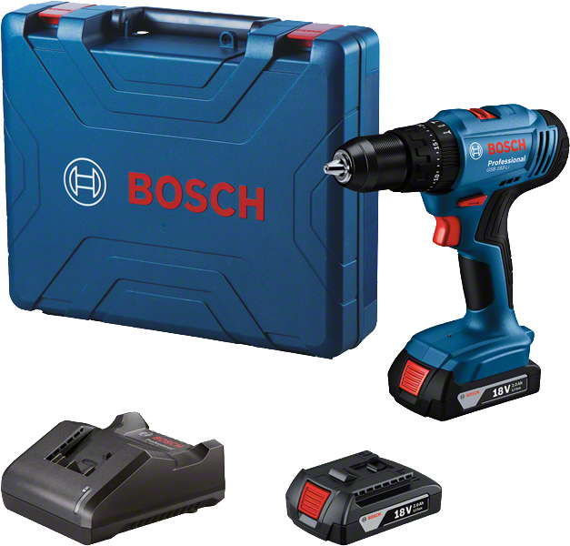 Bosch Professional Cordless Drill Driver GSB 183-LI (2 batts) 06019K91K0 Power Tool Services