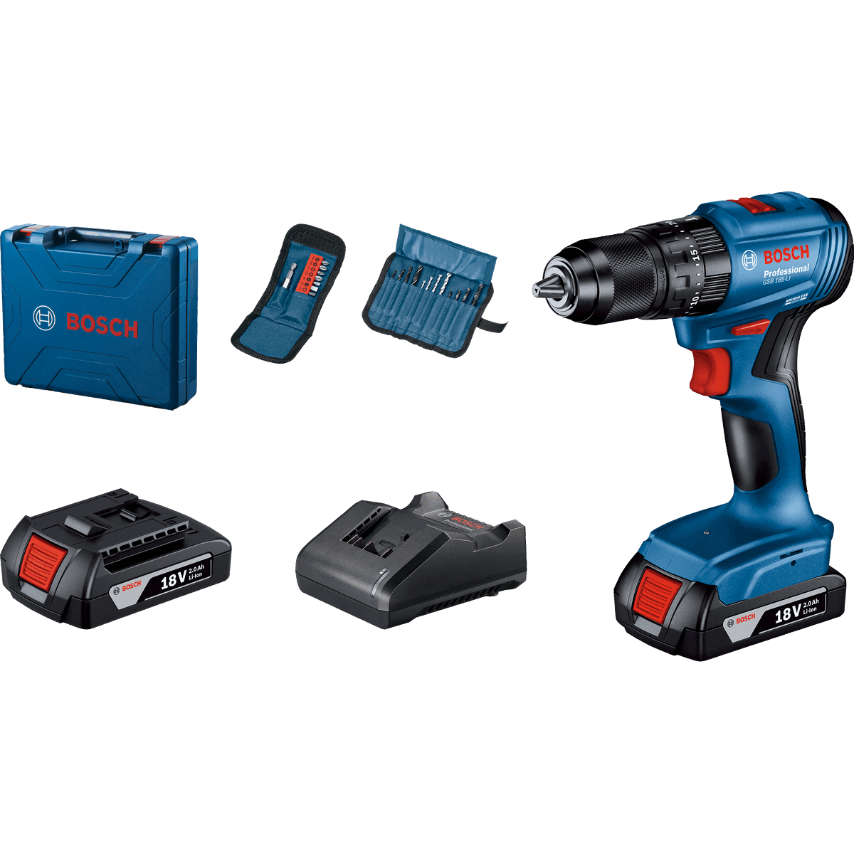 Bosch Professional Cordless Drill GSB 185-LI 06019K31K2 Power Tool Services
